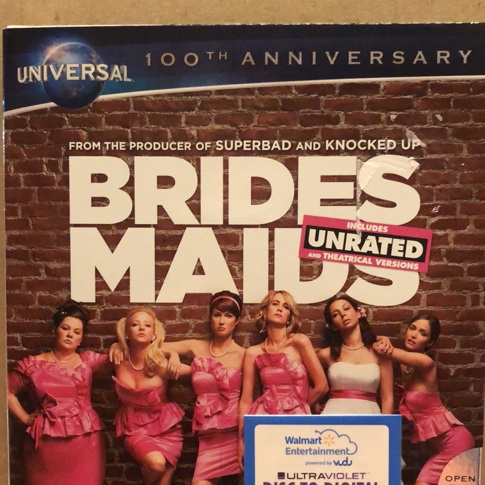 3 for $20 Universal 100th Anniversary Edition BRIDESMAIDS Unrated Movie DVD
